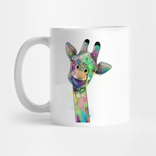 Colour pop giraffe Mug